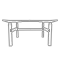 Four-leg electric lift table